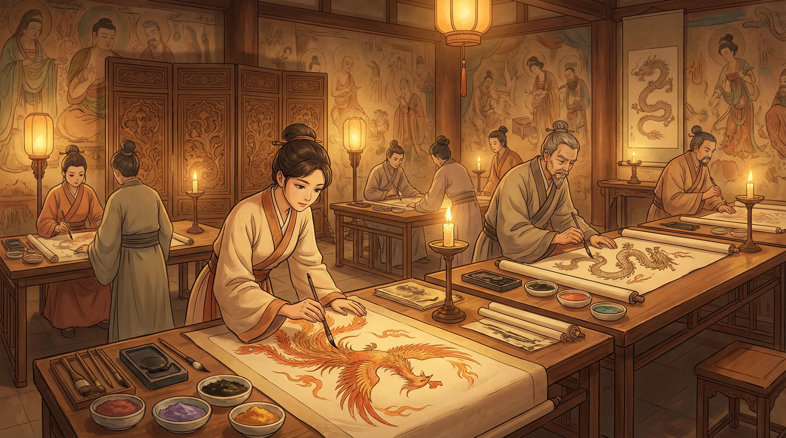 画师入驻 - 天天碰免费上传视频 国风动漫画师